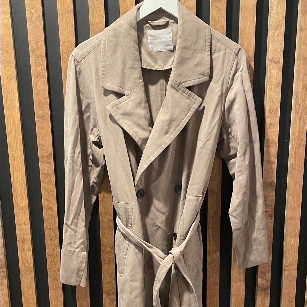 Everlane The Modern Trench Coat Long Size M